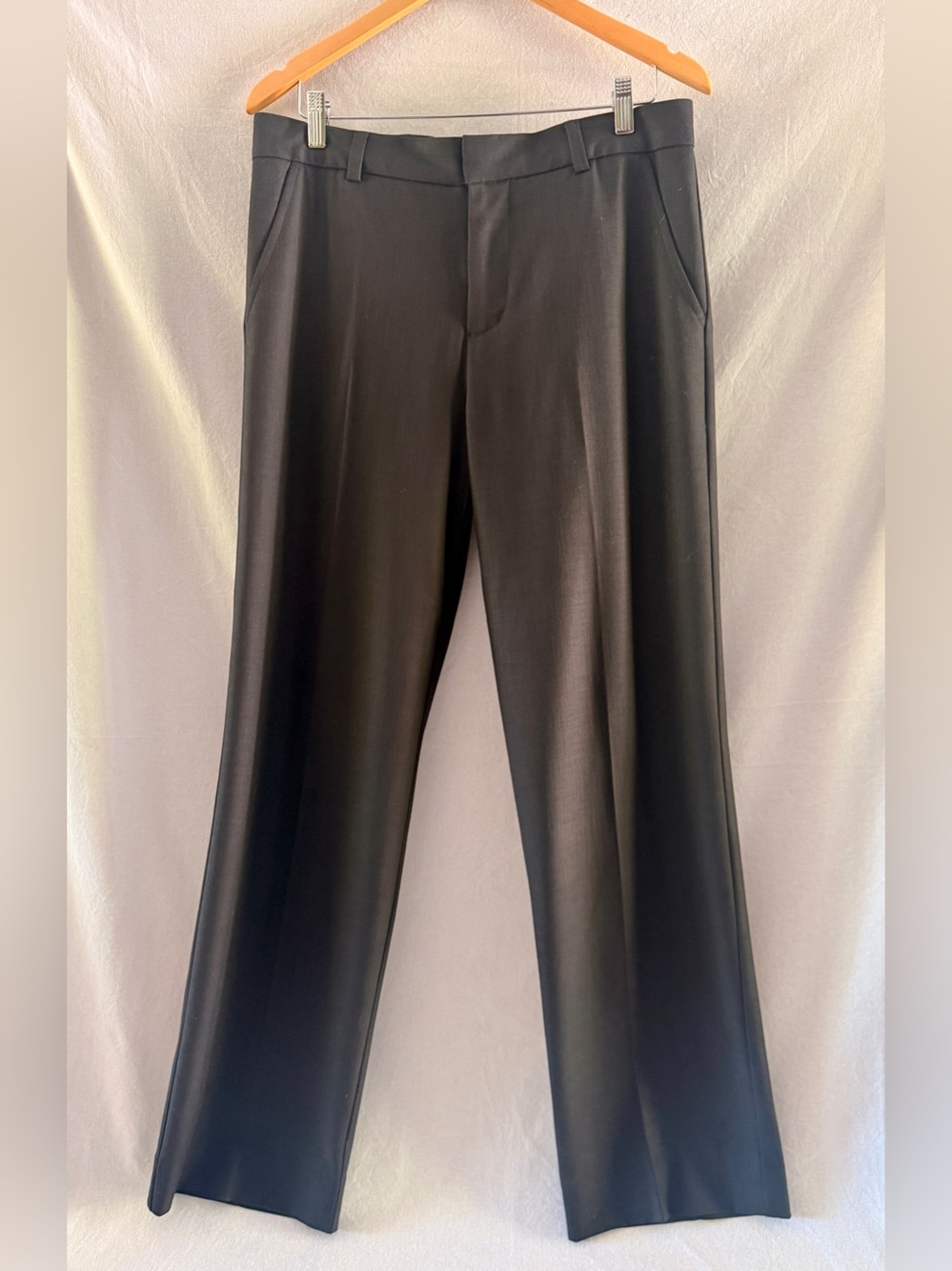 Mr.Turk Men's “Buckingham” Black Dress Pants - Classic Straight Leg